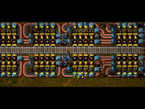 Factorio - Most Compact Belt-, Lane-, and (almost) Load-Balanced Train Unloader (to my knowledge)