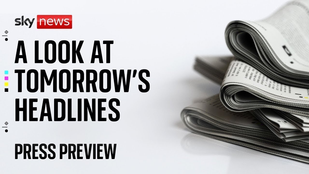 📰 Sky News Press Preview | Saturday 12 October