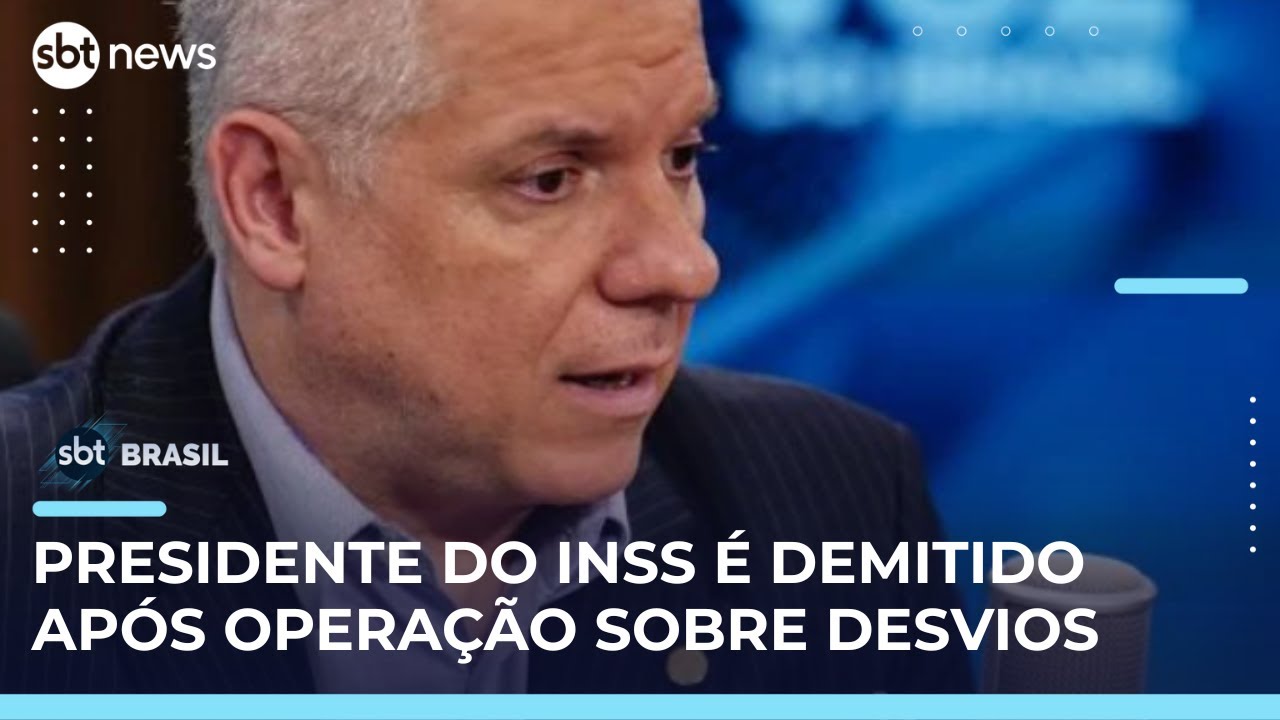 Lula manda demitir presidente do INSS após operação que investiga desvios | SBT Brasil (23/04/25)