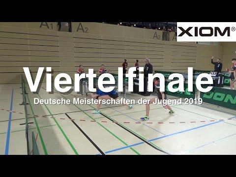 Viertelfinale Doppel | Pranjkovic/Kaufmann - Tsutsui/Tu | Deutsche Meisterschaften Jugend 2019