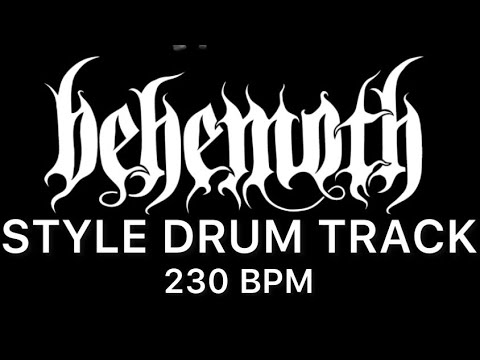 Behemoth Style Original Drum Track-BPM 230 #Behemoth #metaldrummer #OpenRuins
