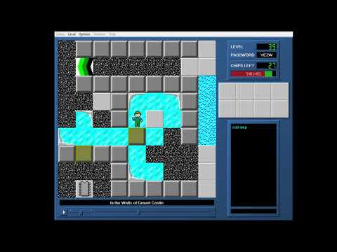 CCLP4 level 39 solution - 454 seconds