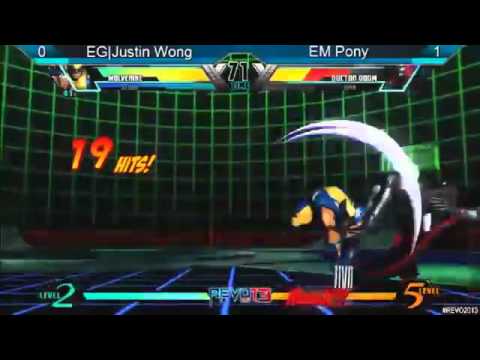UMVC3 - EG Justin Wong vs EM Pony - REVO 2013