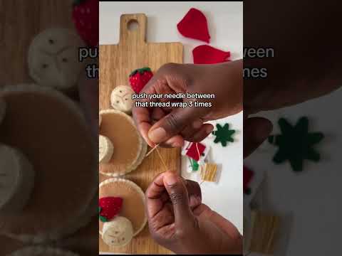 The most important thing to do before you start making felt food! #howtosew #feltfood #craftymoms