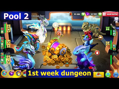 Pool 2 Eldritch Dungeon Flameheart ancient event | collected 2305 steeping stones | DML