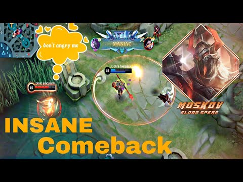 MOSKOV late Game Monster||SAVAGE Gameplay||Insane Comeback||Moskov Gameplay||CatFishCobra