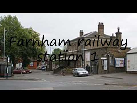 How to pronounce Farnham railway station 1 in English?
