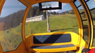 preview picture of video 'Hörnerbahn Bolsterlang - Fahrt in die Sonne'