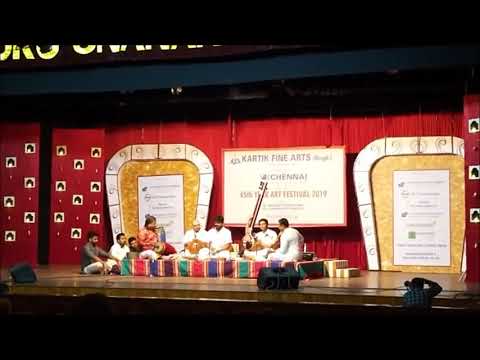 Karthik Fine Arts 2019- Kunnakudi M Balamuralikrishna, HN Bhaskar, Tricy B Harikumar #carnatic
