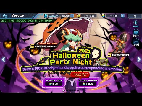 Gacha Halloween Pandora Capsule - Rockman X Dive