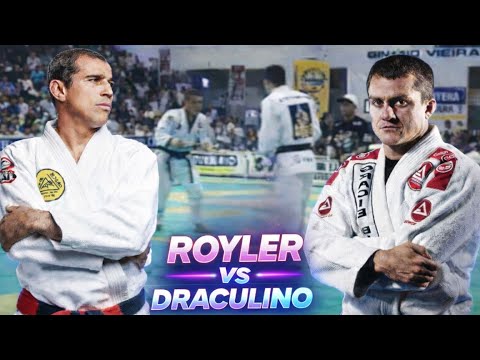 Royler Gracie vs Vinicius Draculino Magalhaes – Old School Jiu Jitsu Match (Mundials 1999)