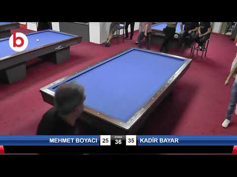 MEHMET BOYACI & KADİR BAYAR Bilardo Maçı - SAKARYA ÖZPAŞ CUP 2019-2.TUR