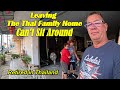 Leaving The Thai Family Home. Not My Idea! Korat, Thailand