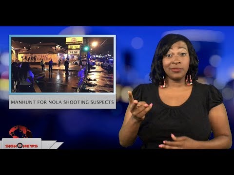 Manhunt for NOLA shooting suspects (ASL - 7.29.18)