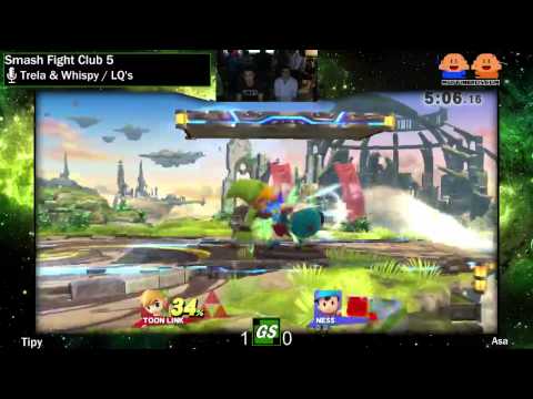 SFC5 SSB4 | Loser's Top 8 | Tipy (Toon Link) vs Asa (Ness)