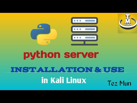 How to use python simple Http server in Kali Linux || Tez Mun ||
