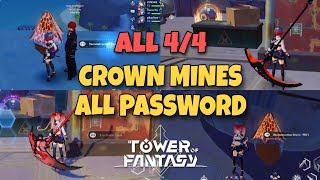 Tower Of Fantasy | All Electronic Lock Password in Crown Mines