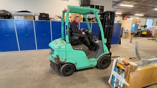 Дизельний навантажувач Mitsubishi FD20CN | Зображення 4 - Machineryline