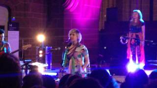 Tune Yards performing Sinko live at Liverpool&#39;s Anglican Cathedral
