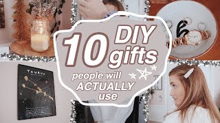 10 DIY CHRISTMAS/HOLIDAY GIFTS (that people can ACTUALLY use)