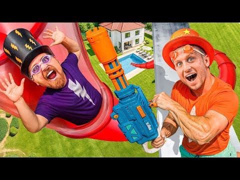 Impossible Summer Mini-Games! Water Balloons, Shark Slide & Popsicles | A WizKids Adventure For Kids