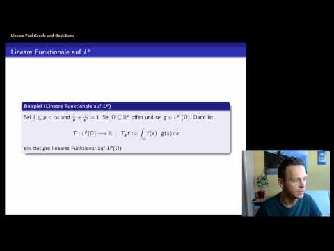 Funktionalanalysis, 7.1 : Lineare Funktionale