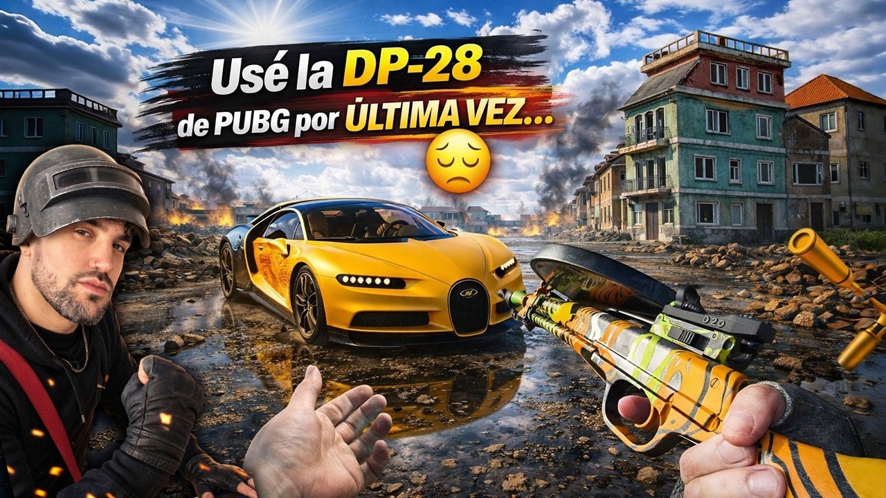 Usé la DP-28 por ÚLTIMA VEZ… 😔 (arma eliminada de PUBG en esta ACTUALIZACIÓN)