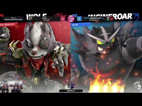 Moxi (Wolf) vs Mystery Sol (Incineroar) - Orbitar 97 - Losers Quarters