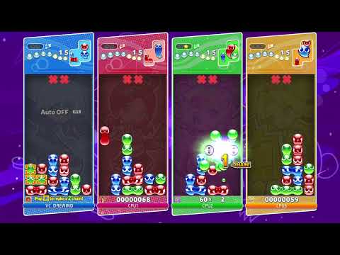 Puyo Puyo Champions - Popping Puzzle Fun Content (FEVER 4 player Mode)