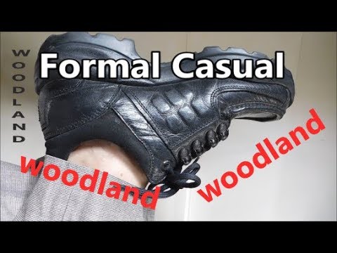 woodland black shoes price