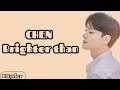 CHEN (첸) – Brighter than (별들보다 빛나는) Easy Lyrics CHEN (첸) – Brighter than (별들보다 빛나는) Easy Lyrics