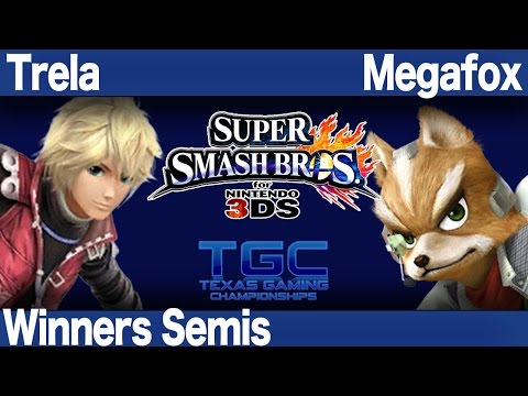 TRTTGC1 Smash 3DS - Trela (Shulk,Robin) vs Megafox (Fox) - Winners Semis