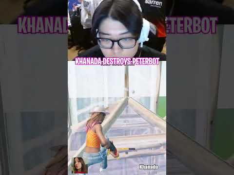 Khanada Destroys Peterbot in 1v1 at PRO-AM #fortnite #peterbot