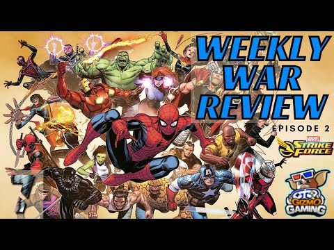 Web Warriors, Iso-8 and Uses with Gizmo-Nizmo and Offensive teams review. MARVEL Strike Force