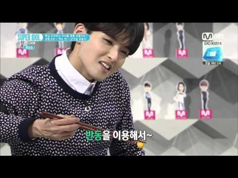140926 Super Idol Chart Show EXO Chen CUT with Phone Call