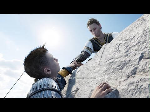 God of War Ragnarök_Loki(Atreus) meets Heimdall for the first time