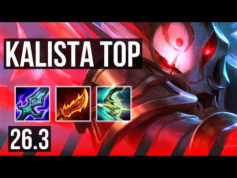 KALISTA vs VARUS (TOP) | KR Master | 26.3