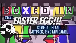 Boxed In Easter Egg! GameCat Island - Channel Name on the Wall!! Jet Pack Ring Race Minigame!