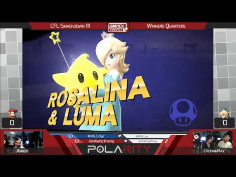 CFL Smackdown 111 WiiU - Amazo (Diddy Kong) vs UtopianRay (Rosalina) - Winners Quarters
