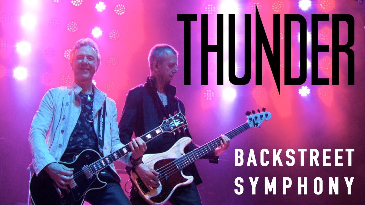 Thunder 'Backstreet Symphony (Live in Cardiff)' - Official Video from the Album 'Stage' - YouTube