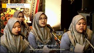 Download lagu YA KHOIRO MAULUD X WULIDAL MUSYARROF || NASYEED AN NURIYA LIRBOYO mp3