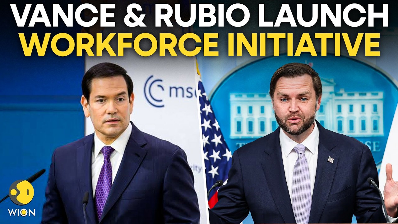 LIVE: JD Vance And Marco Rubio Launch Foundry School Workforce Program | WION