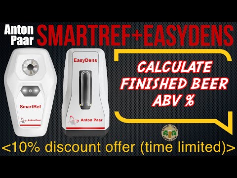 How To Calculate the ABV Of Finished Beer with Anton Paar Easy Dens & SmartRef Combo