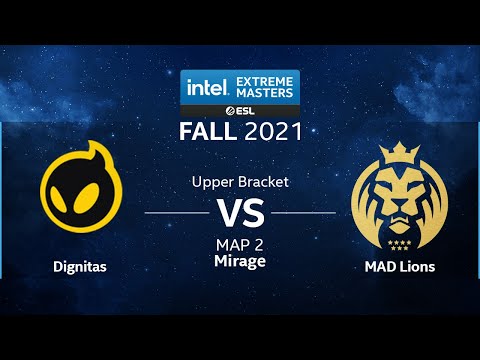 CS:GO - Dignitas vs. MAD Lions [Mirage] Map 2 - IEM Fall Closed Qualifiers 2021 - EU - Upper Bracket