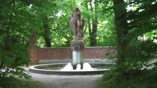 preview picture of video 'Springbrunnen bei der Klosterkirche St. Ottilien'