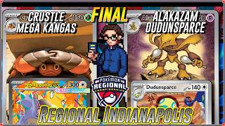 FINAL  TCG POKEMON Indianapolis Regional en ESPAÑOL | Crustle/Mega Kangas vs Alakazam/Dudunsparce