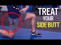 Self-Treatment for the Side Butt 🍑 (Glute Medius Stretches & Exercises)