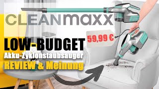 Cleanmaxx Akku-Zyklonstaubsauger | Test | Sauger für kleines Geld?