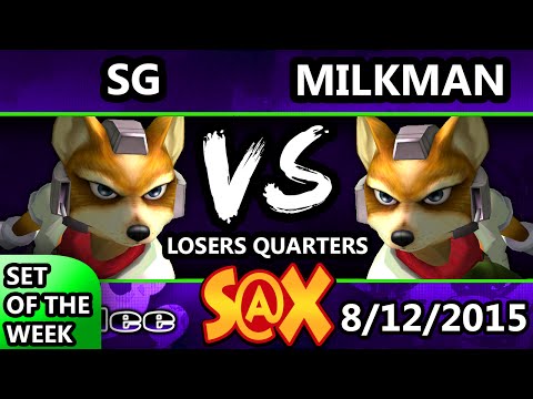 S@X 111 - SG (Fox) Vs. OES | MilkMan (FoX) SSBM Losers Quarters - Smash Melee