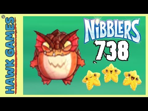 Fruit Nibblers Level 738 - 3 Stars Walkthrough, No Boosters